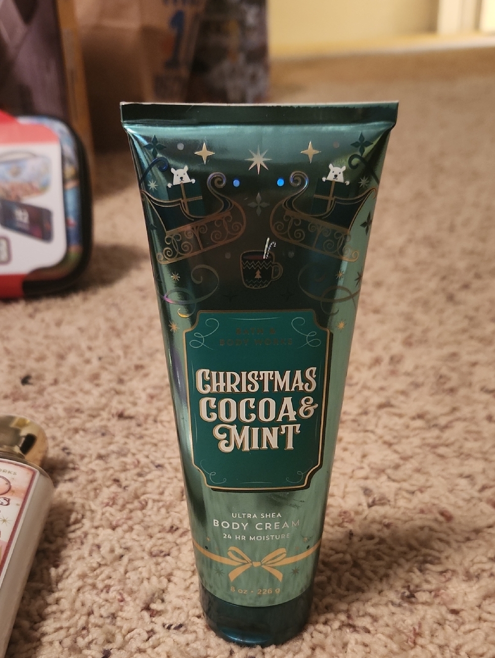 Bath & Body Works Christmas Cocoa & Mint Ultra Shea Body Cream - Discontinued